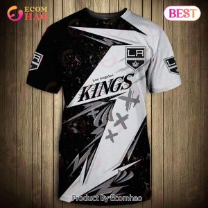 SALE NHL Men’s Los Angeles Kings 3D T-Shirt Graffiti Short Sleeve