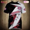 SALE NHL Men’s Minnesota Wild 3D T-Shirt Graffiti Short Sleeve