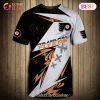 SALE NHL Men’s Philadelphia Flyers 3D T-Shirt Striped Short Sleeve
