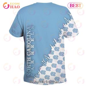 SALE NHL North Carolina Tar Heels Men’s T-shirt 3D Short Sleeve O Neck