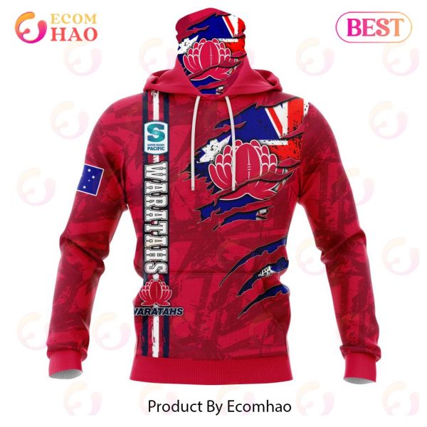 Super Rugby New South Wales Waratahs Specialized Jersey Concepts With National Flag 3D Hoodie