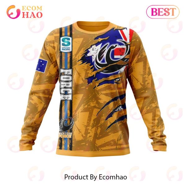 Super Rugby Western Force Specialized Jersey Concepts With National Flag 3D Hoodie