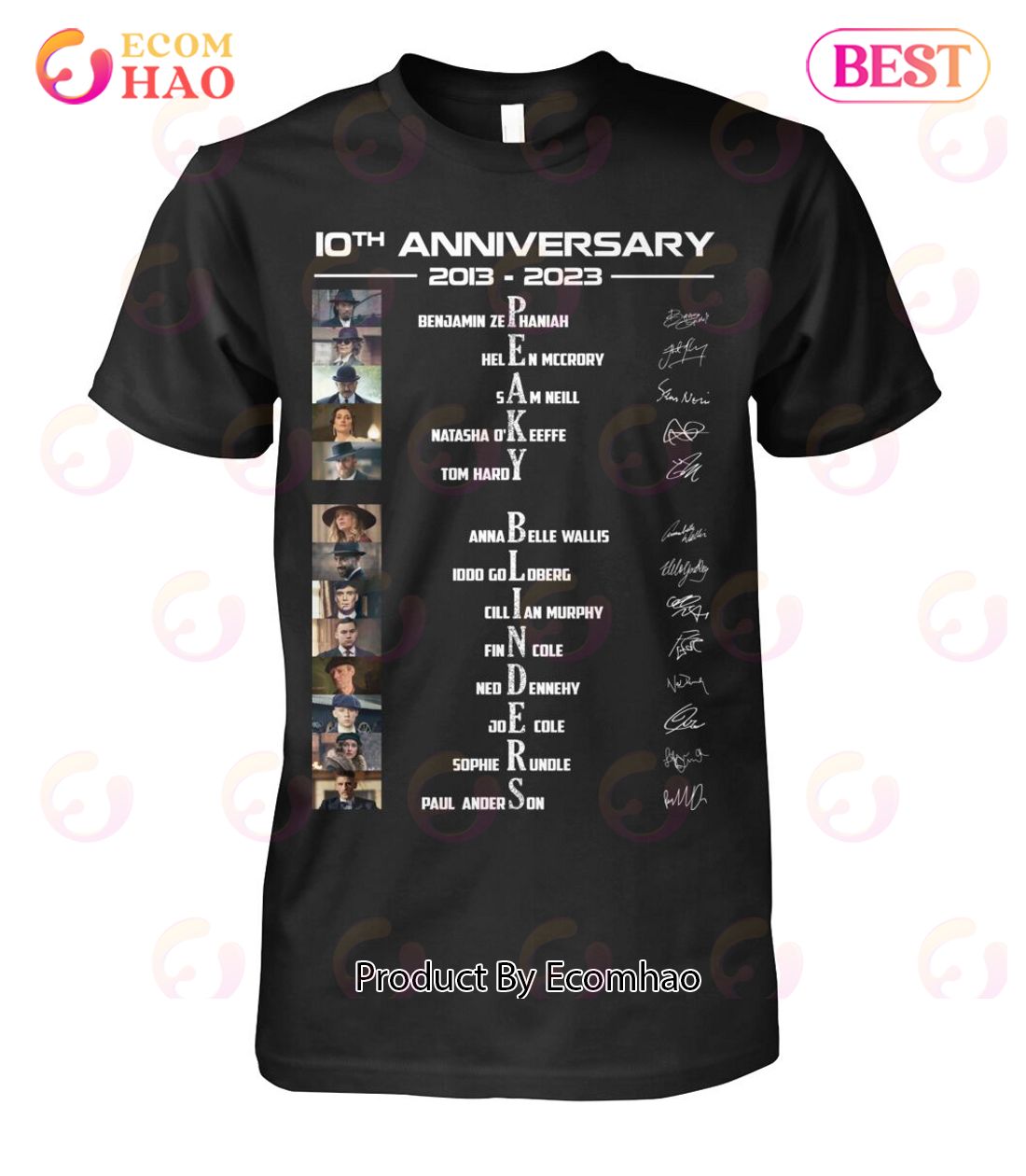 10th Anniversary 2013 – 2023 Peaky Blinders T-Shirt