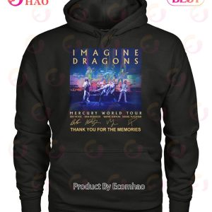 Imagine Dragons Mercury World Tour Thank You For The Memories T-Shirt