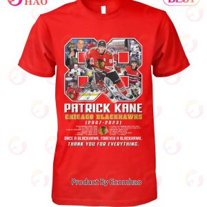 Patrick Kane Chicago Blackhawks 2007 – 2023 Thank You For Everything T-Shirt