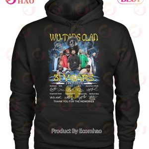 Wu-Tang Clan 31 Years 1992 – 2023 Thank You For The Memories T-Shirt
