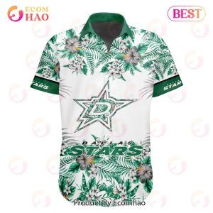 NHL Dallas Stars Special Hawaiian Design Button Shirt