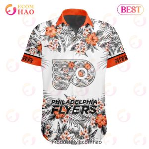 NHL Philadelphia Flyers Special Hawaiian Design Button Shirt