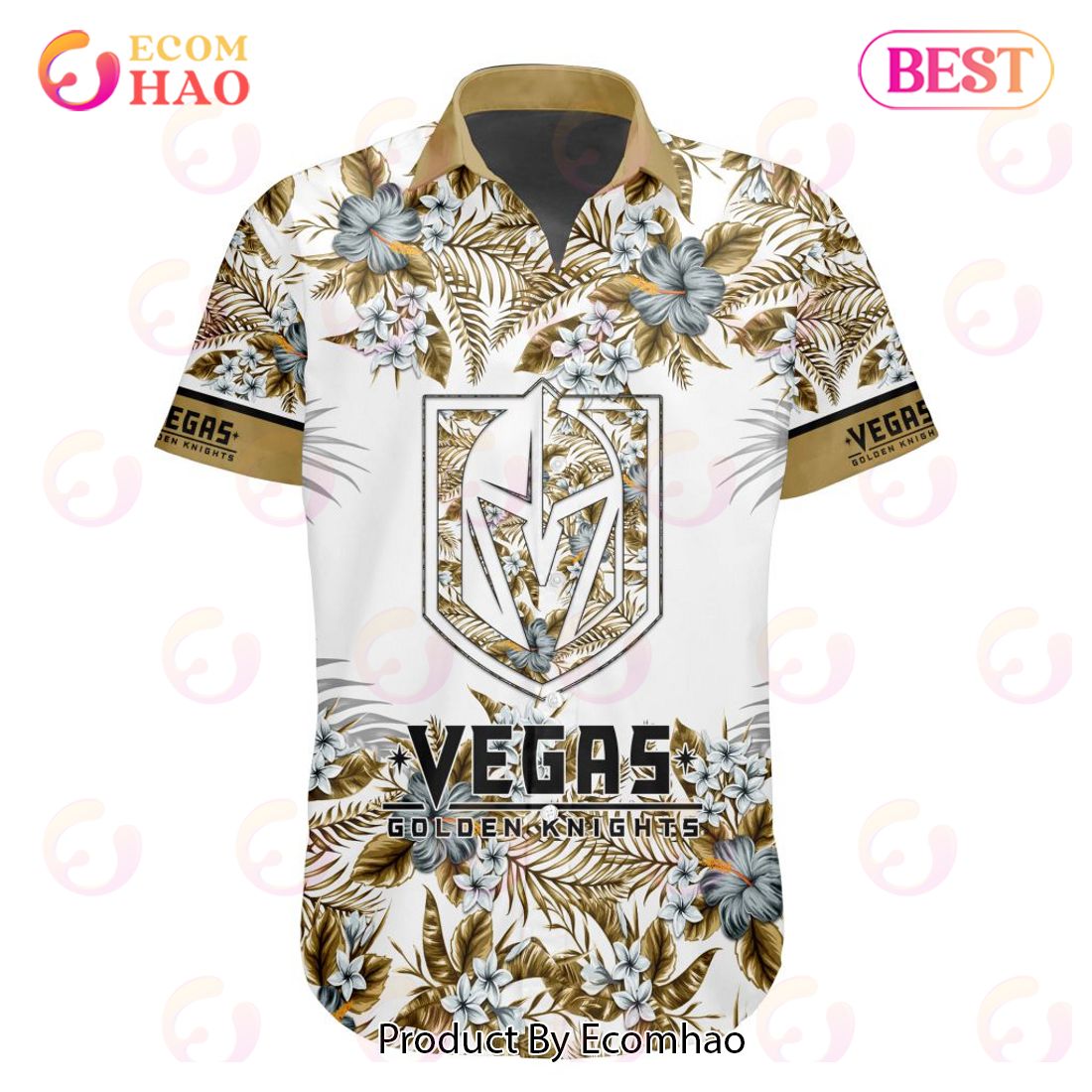 NHL Vegas Golden Knights Special Hawaiian Design Button Shirt