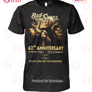 Bob Seger 62nd Anniversary 1961 – 2023 Thank You For The Memories T-Shirt