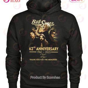 Bob Seger 62nd Anniversary 1961 – 2023 Thank You For The Memories T-Shirt