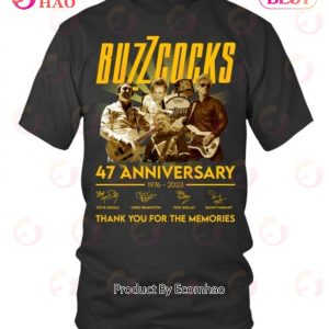 Buzzcocks Albums 47th Anniversary Thank You For The Memories T-Shirt