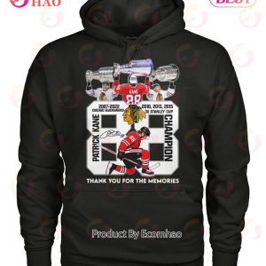 Patrik Kane 2007 – 2022 Chicago Blackhawks Thank You For The Memories T-Shirt