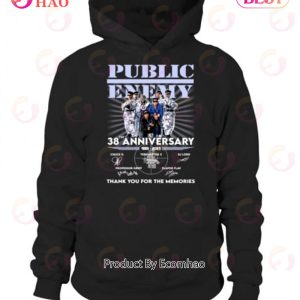 Public Enemy 38th Anniversary Thank You For The Memories T-Shirt