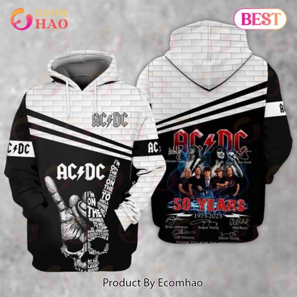 ACDC 50th Anniversary 3D All Over Print 3D Tshirt