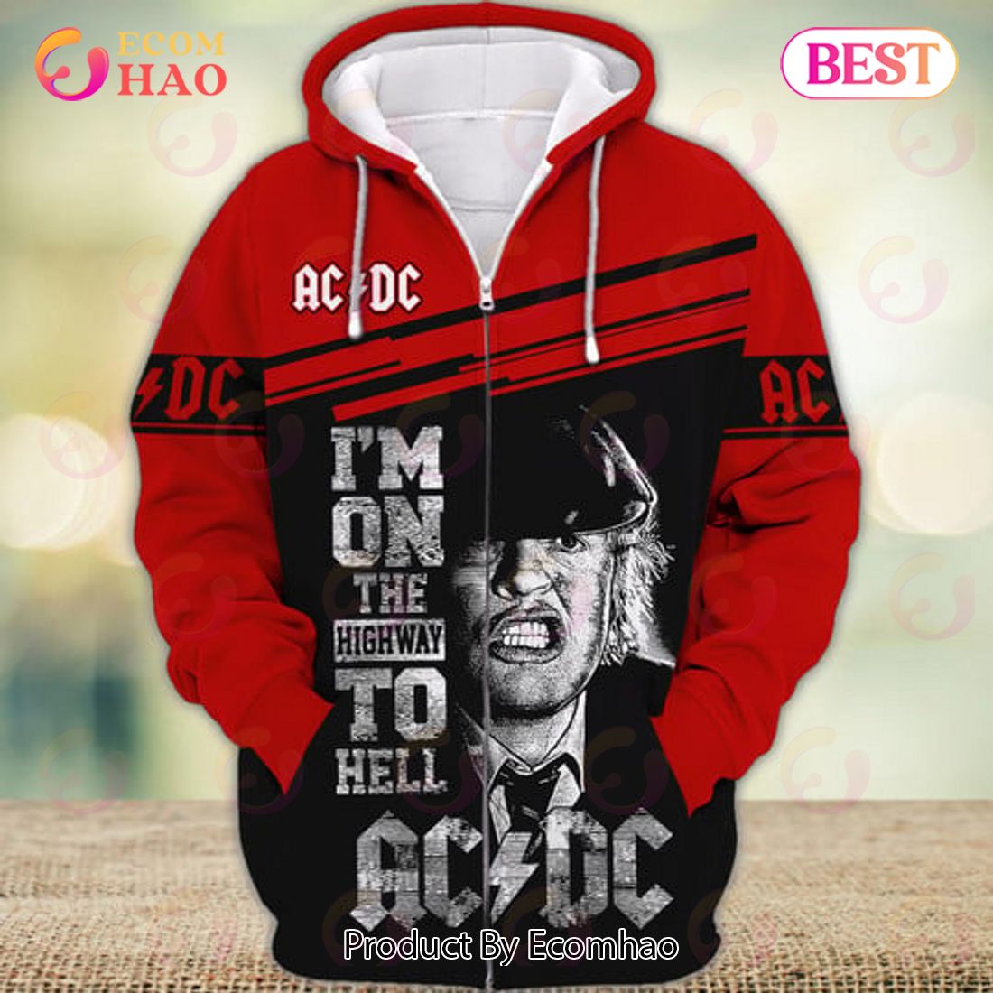 ACDC I’m On The Highway To Hell 3D T-Shirt