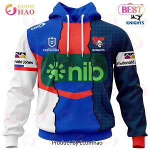 Personalized 2023 NRL Newcastle Knights Mix Jerseys 3D Hoodie
