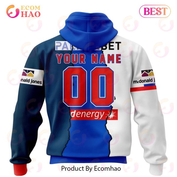 Personalized 2023 NRL Newcastle Knights Mix Jerseys 3D Hoodie