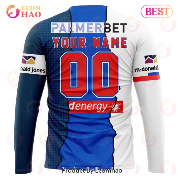 Personalized 2023 NRL Newcastle Knights Mix Jerseys 3D Hoodie