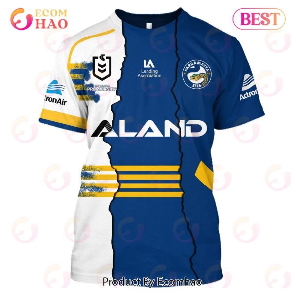 Personalized 2023 NRL Parramatta Eels Mix Jerseys 3D Hoodie