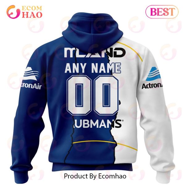 Personalized 2023 NRL Parramatta Eels Mix Jerseys 3D Hoodie