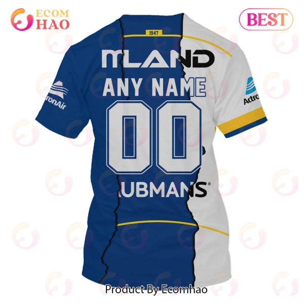 Personalized 2023 NRL Parramatta Eels Mix Jerseys 3D Hoodie