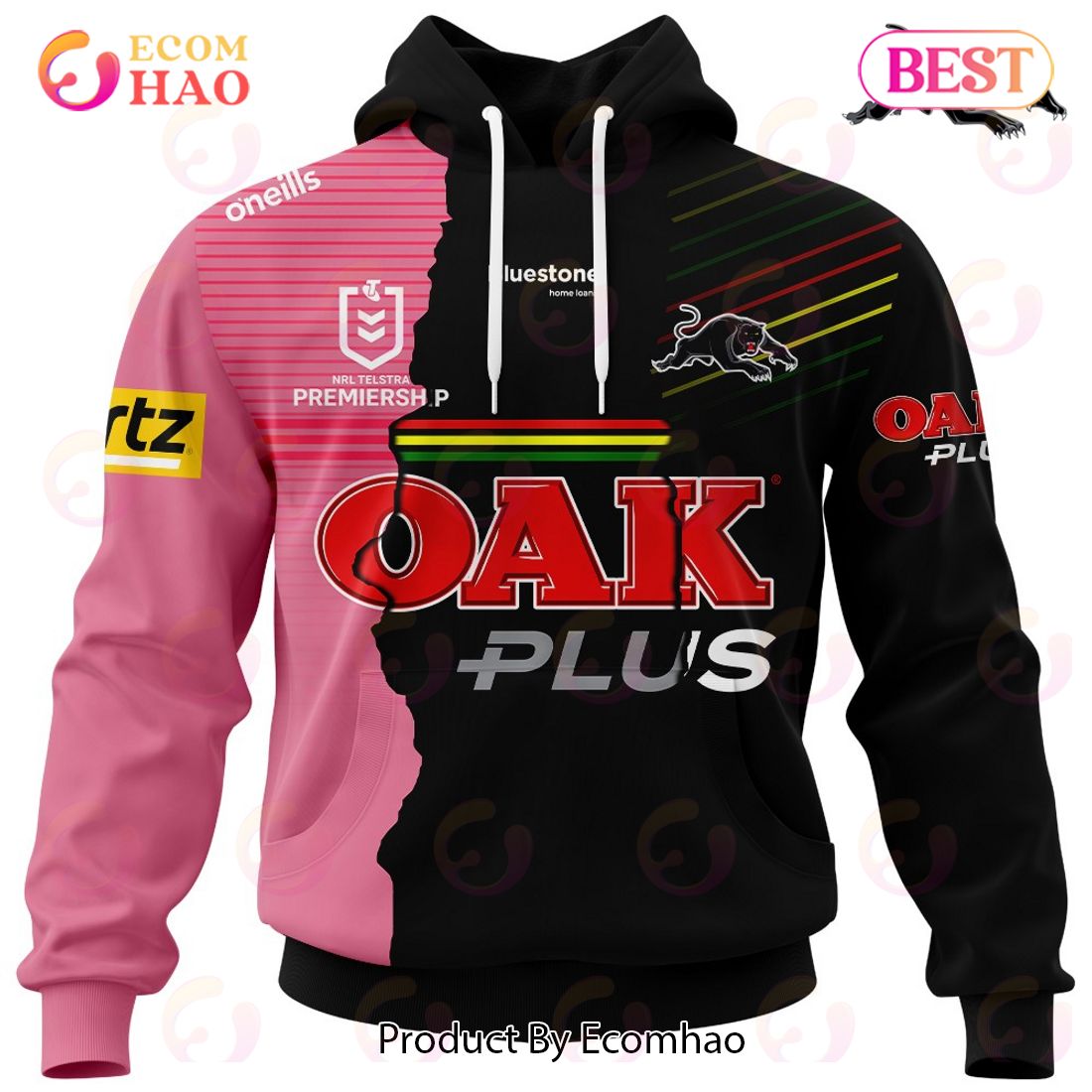 Personalized 2023 NRL Penrith Panther Mix Jerseys 3D Hoodie