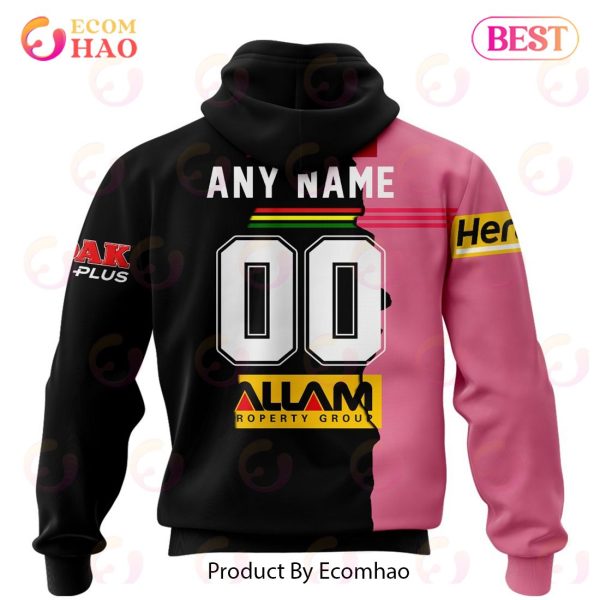 Personalized 2023 NRL Penrith Panther Mix Jerseys 3D Hoodie