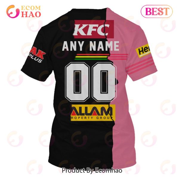 Personalized 2023 NRL Penrith Panther Mix Jerseys 3D Hoodie