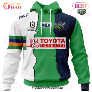 Personalized 2023 NRL Canberra Raiders Mix Jerseys 3D Hoodie