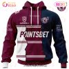 Personalized 2023 NRL Melbourne Storm Mix Jerseys 3D Hoodie