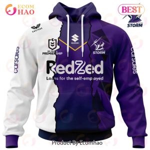 Personalized 2023 NRL Melbourne Storm Mix Jerseys 3D Hoodie