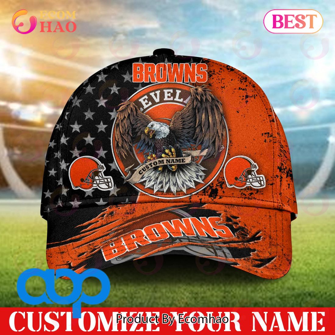 Green Bay Packers NFL 3D Personalized Classic Cap