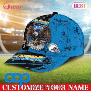 Los Angeles Chargers NFL 3D Personalized Classic Cap