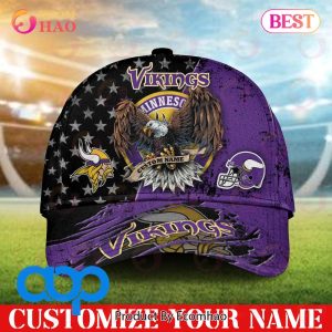 Minnesota Vikings NFL 3D Personalized Classic Cap