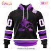 NHL Anaheim Ducks Special Black Hockey Fights Cancer Kits 3D Hoodie