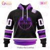 NHL Detroit Red Wings Special Black Hockey Fights Cancer Kits 3D Hoodie NHL Detroit Red Wings Special Black Hockey Fights Cancer Kits 3D Hoodie
