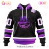 NHL New York Rangers Special Black Hockey Fights Cancer Kits 3D Hoodie