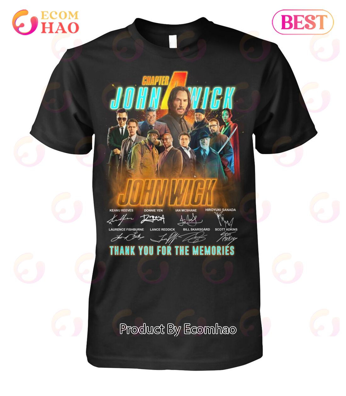 John Wick Chapter 4 Thank You For The Memories T-Shirt - Ecomhao Store