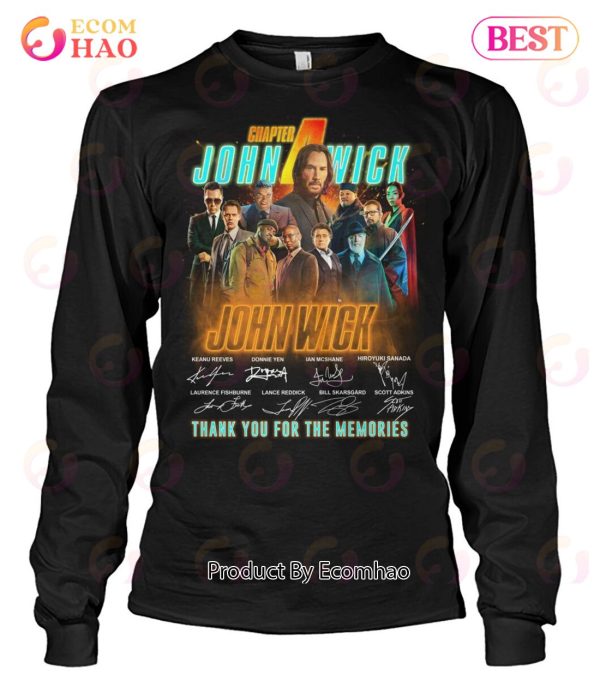 John Wick Chapter 4 Thank You For The Memories T-Shirt