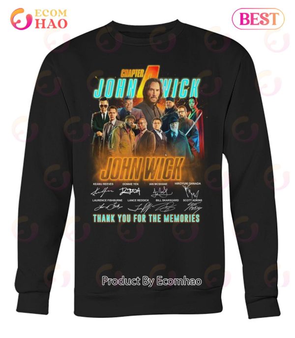 John Wick Chapter 4 Thank You For The Memories T-Shirt