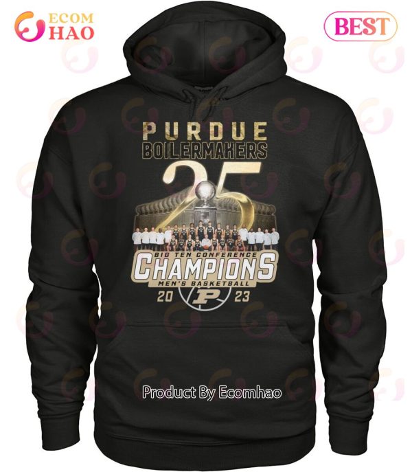 Purdue Boilermakers Big Ten Conference Champions Men’s Basketball 2023 T-Shirt