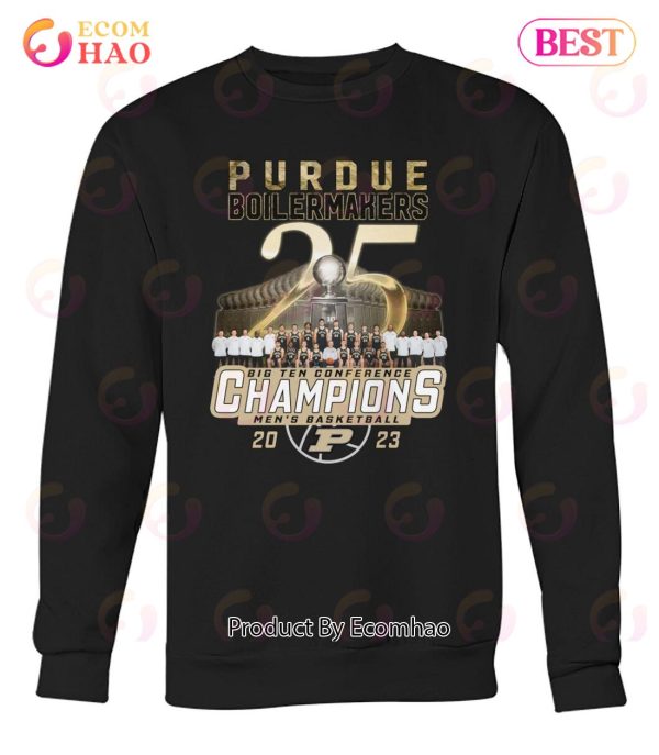 Purdue Boilermakers Big Ten Conference Champions Men’s Basketball 2023 T-Shirt