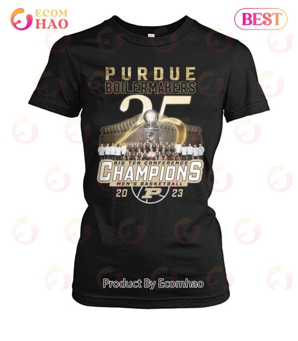 Purdue Boilermakers Big Ten Conference Champions Men’s Basketball 2023 T-Shirt