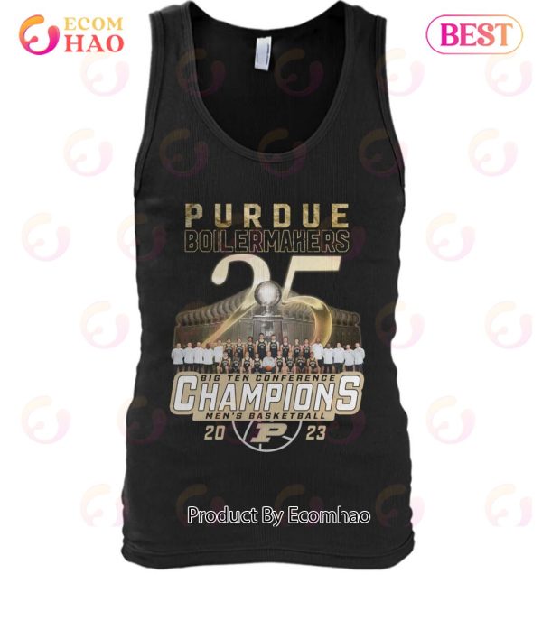 Purdue Boilermakers Big Ten Conference Champions Men’s Basketball 2023 T-Shirt