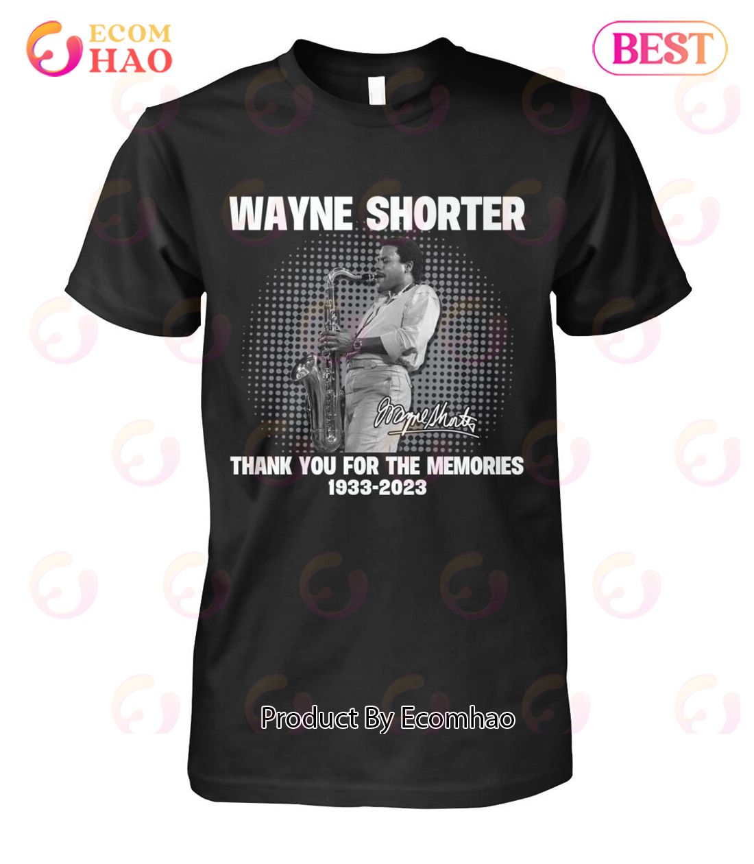 Wayne Shorter 1933 – 2023 Thank You For The Memories T-Shirt