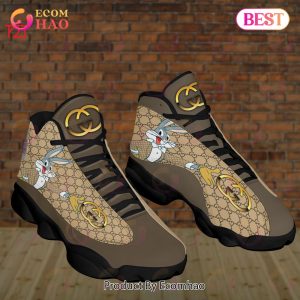 Gucci Air Jordan 13 Printing Logo Pattern GC Shoes, Sneakers - Ecomhao Store