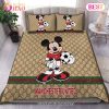 Limited Edition Gucci Newcastle United Mickey Bedding Set Hot 2023 GC Gifts Unisex