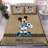 Limited Edition Gucci Man Utd Mickey Bedding Set Hot 2023 GC Gifts Unisex