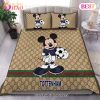Limited Edition Gucci Newcastle United Mickey Bedding Set Hot 2023 GC Gifts Unisex